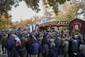 مراسم استقبال از پیکر شهدای گمنام - بجنورد