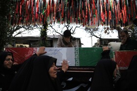 مراسم استقبال از پیکر شهدای گمنام - بجنورد