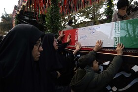 مراسم استقبال از پیکر شهدای گمنام - بجنورد