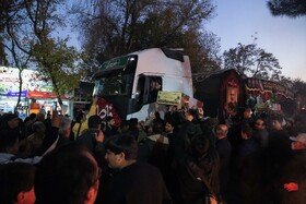 مراسم استقبال از پیکر شهدای گمنام - بجنورد