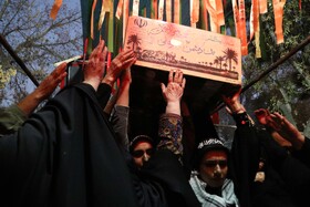 مراسم استقبال از پیکر شهدای گمنام - بجنورد