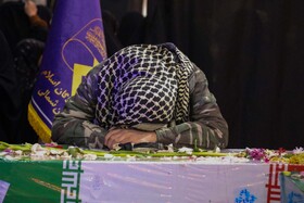 مراسم استقبال از پیکر شهدای گمنام - بجنورد