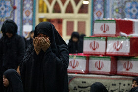 آیین وداع با ۱۰۰ شهید گمنام