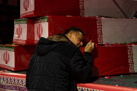 آیین وداع با ۱۰۰ شهید گمنام