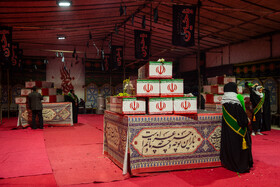 آیین وداع با ۱۰۰ شهید گمنام