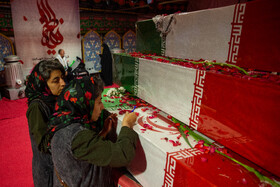 آیین وداع با ۱۰۰ شهید گمنام