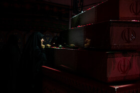 آیین وداع با ۱۰۰ شهید گمنام