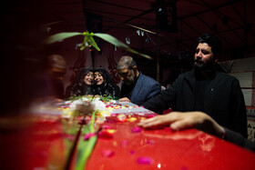 آیین وداع با ۱۰۰ شهید گمنام