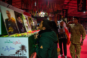 آیین وداع با ۱۰۰ شهید گمنام