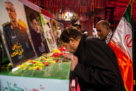 آیین وداع با ۱۰۰ شهید گمنام