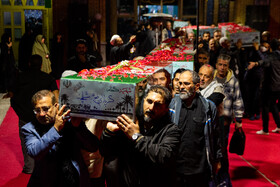 آیین وداع با ۱۰۰ شهید گمنام