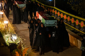 آیین وداع با ۱۰۰ شهید گمنام