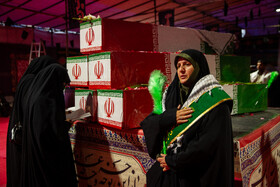 آیین وداع با ۱۰۰ شهید گمنام