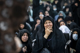 مراسم وداع با ۱۳ شهید گمنام در حرم مطهر رضوی