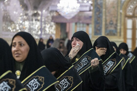 مراسم وداع با ۱۳ شهید گمنام در حرم مطهر رضوی