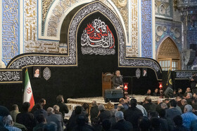 مراسم وداع با ۱۳ شهید گمنام در حرم مطهر رضوی