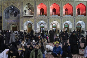 حال و هوای حرم مطهر رضوی در شب شهادت حضرت زهرا (س)