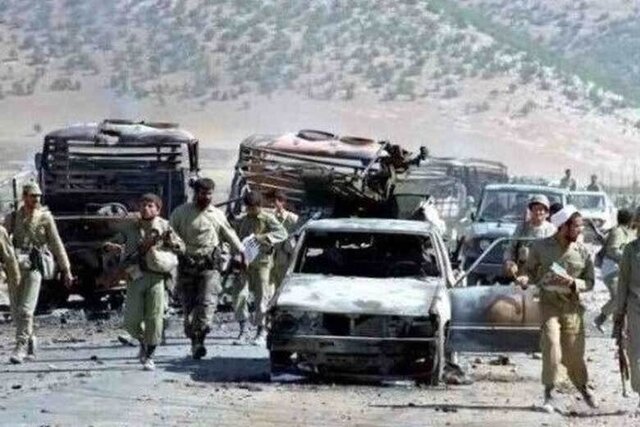 سدی که بسیجیان مقابل منافقین ساختند