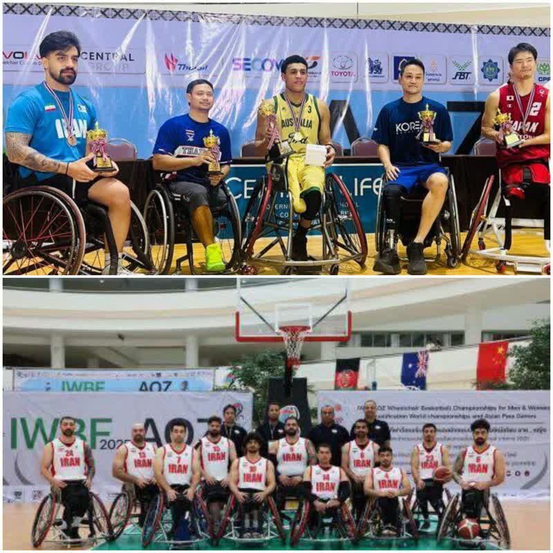 رئیس هیئت ورزش‌های جانبازان استان: ورزشکار ایلامی، بهترین بازیکن مسابقات بسکتبال با ویلچر آسیا و اقیانوسیه شد