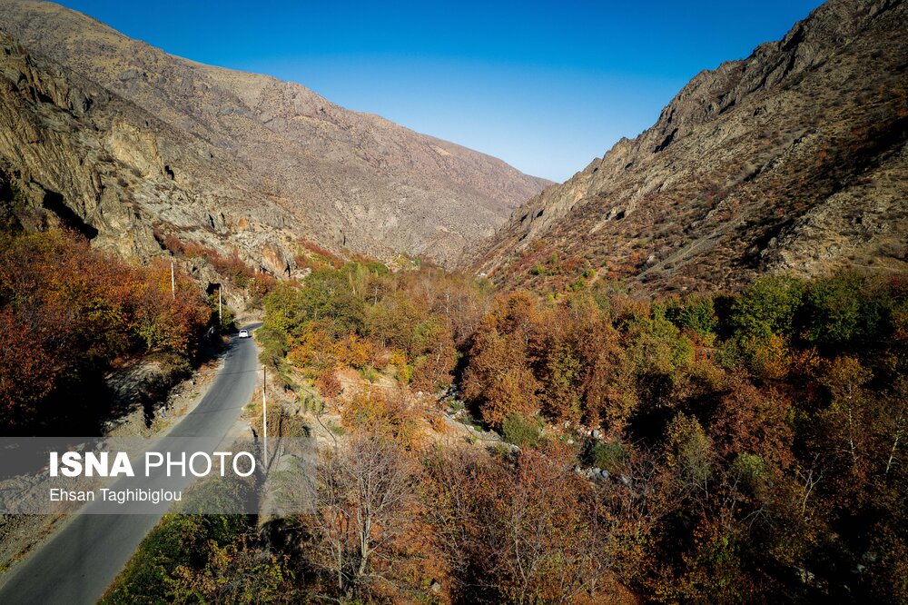 پاییزِ هزاررنگ در روستای شیت - طارم