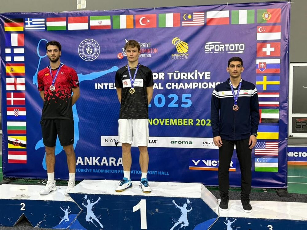 برنز بدمینتونباز ایرانی در فیوچر سریز ترکیه