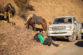 وضعیت امداد رسانی در روستای الیت