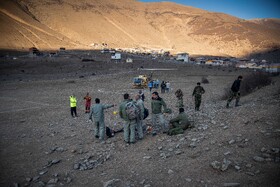 وضعیت امداد رسانی در روستای الیت