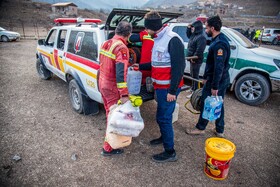 وضعیت امداد رسانی در روستای الیت