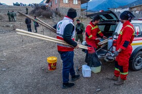 وضعیت امداد رسانی در روستای الیت