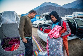 وضعیت امداد رسانی در روستای الیت