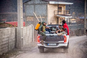 وضعیت امداد رسانی در روستای الیت