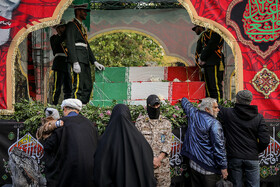 مراسم تشییع پیکرهای ۱۰۰ شهید گمنام - تهران