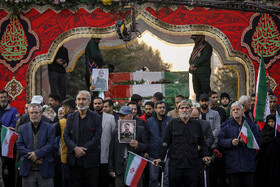 مراسم تشییع پیکرهای ۱۰۰ شهید گمنام - تهران