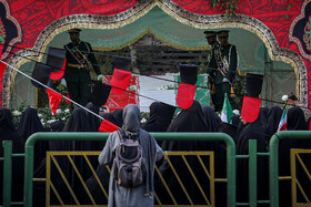 مراسم تشییع پیکرهای ۱۰۰ شهید گمنام - تهران