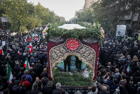 مراسم تشییع پیکرهای ۱۰۰ شهید گمنام - تهران
