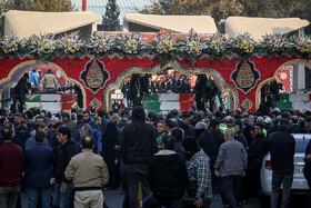 مراسم تشییع پیکرهای ۱۰۰ شهید گمنام - تهران