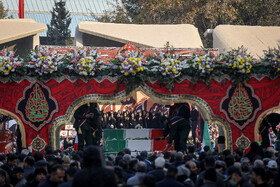 مراسم تشییع پیکرهای ۱۰۰ شهید گمنام - تهران