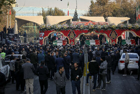 مراسم تشییع پیکرهای ۱۰۰ شهید گمنام - تهران