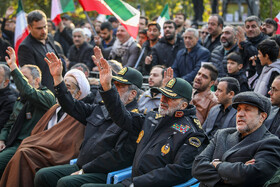 مراسم تشییع پیکرهای ۱۰۰ شهید گمنام - تهران