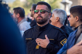 مراسم تشییع پیکرهای (12) شهید گمنام -شیراز