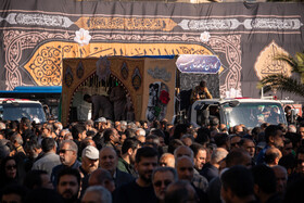 مراسم تشییع پیکرهای (12) شهید گمنام -شیراز