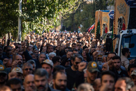 مراسم تشییع پیکرهای (12) شهید گمنام -شیراز