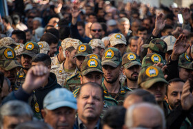 مراسم تشییع پیکرهای (12) شهید گمنام -شیراز