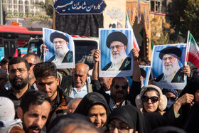 مراسم تشییع پیکرهای (12) شهید گمنام -شیراز