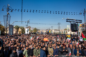 مراسم تشییع پیکرهای (12) شهید گمنام -شیراز