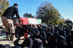 مراسم تشییع پیکرهای ۸ شهدای گمنام - سمنان