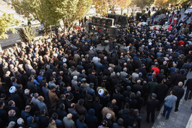 مراسم تشییع پیکرهای ۸ شهدای گمنام - سمنان