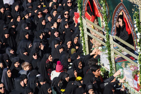 مراسم تشییع پیکرهای ۸ شهدای گمنام - سمنان