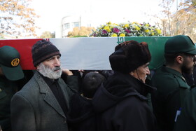 مراسم تشییع پیکرهای ۴ شهید گمنام - تبریز
