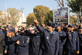 مراسم تشییع پیکرهای ۴ شهید گمنام - تبریز
